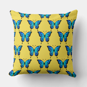 Coussin Bleu Papillons par magasin.