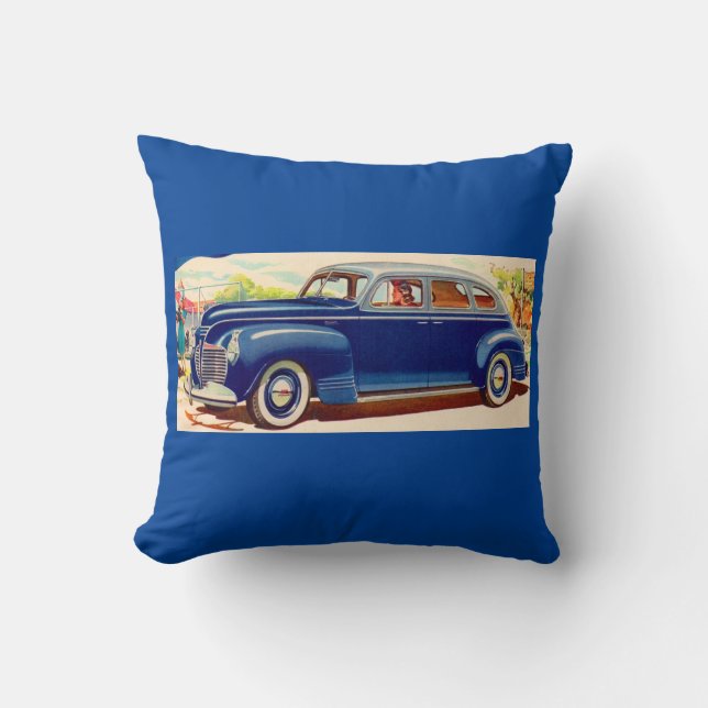 Coussin bleu Plymouth 1941 (Recto)