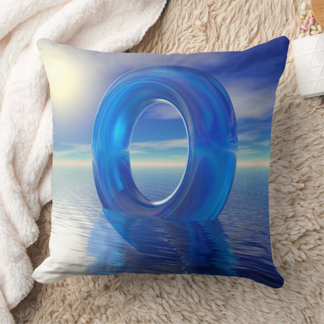 Coussin Bleu Réflexions Jeu d'oreiller (Couverture)