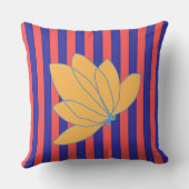 Coussin Bleu rouge doré (Verso)