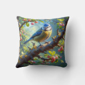 Coussin Bleu Tit 1 (Verso)
