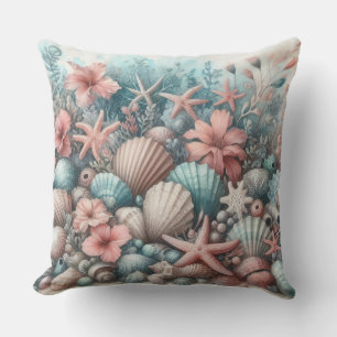 COUSSIN BLEU TROPICAL & CORAL SOUS MARINS
