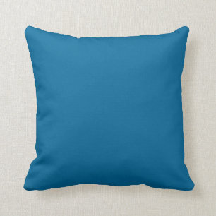 Coussin bleu uni clair