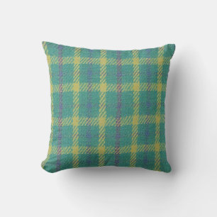 Coussin Bleu Vert Pays Planté
