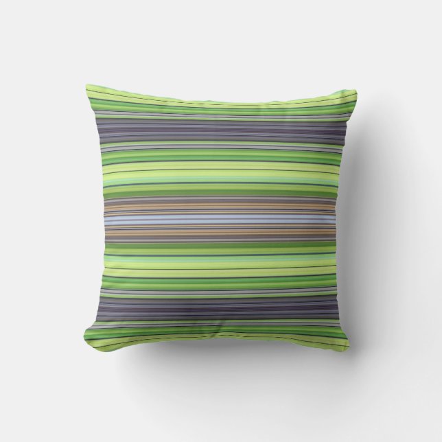 Coussin Bleu Vert pourpre (Recto)