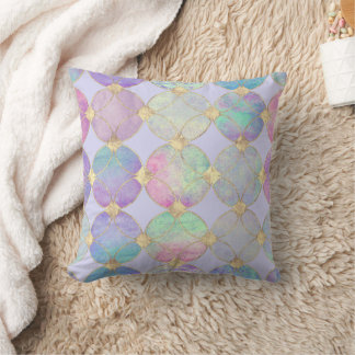Coussin bleu violet coloré