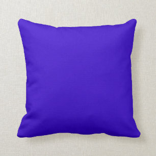 coussin bleu violet royal