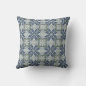 Coussin Bleus et verts muets classiques (Verso)