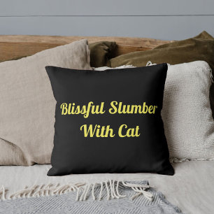 Coussin Blisser Swood Avec Chat Personnalisé Animal De Com