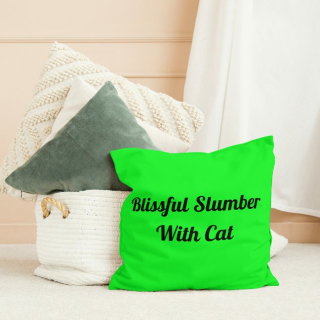 Coussin Blisser Swood Avec Chat Personnalisé Animaux de co (Créateur téléchargé)