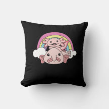 Blobfish Axolotl Cute Animaux Avec Rainbow Kawaii
