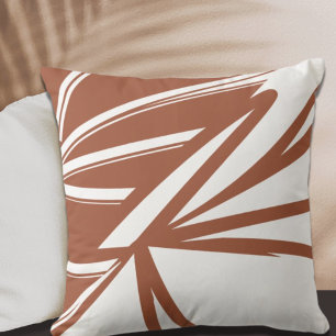 Coussin Bloc de couleur en terre cuite moderne