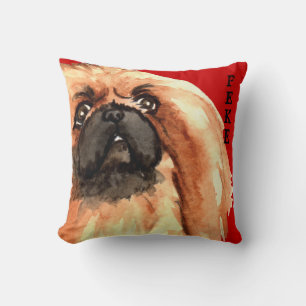 Coussin Bloc de couleur Pekingese