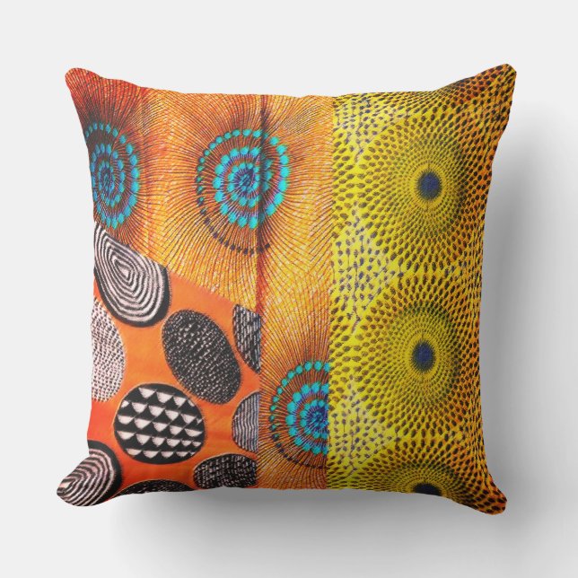 Coussin Blocage des couleurs d'impression en Afrique (Recto)