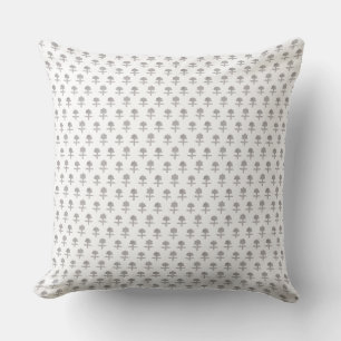 Coussin Blocage d'impression inspirée lumière gris pillow