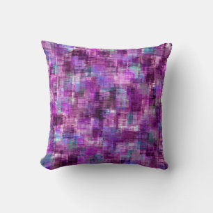 Coussin Blocs Colorés, Violets