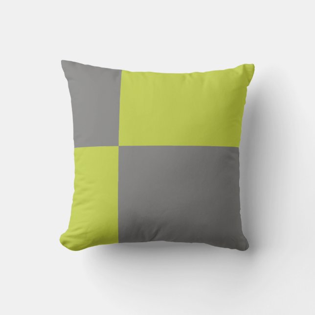 Coussin Blocs de couleurs simples (Recto)