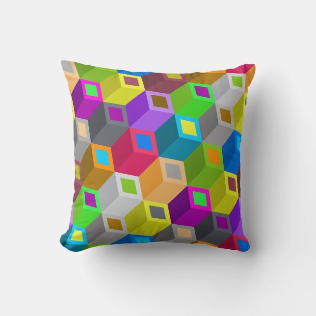 Coussin Blocs de la ville d'Iso (Recto)