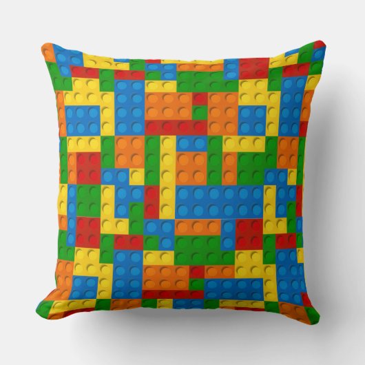 Coussin blocs en plastique coloré (Recto)