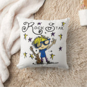 Coussin Blond Boy Rock Star (Couverture)