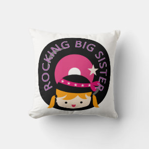 Coussin Blond Rocking Big Sister