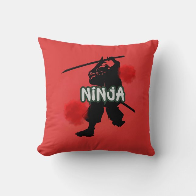 Coussin Blood Moon Ninja (Recto)