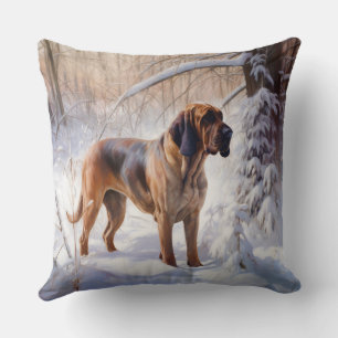 Coussin Bloodhof Laisser Neige Noël