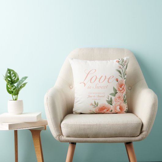 Coussin Bloom du coucher du soleil (Chaise)