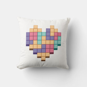Coussin Bloquer le style du coeur du jeu