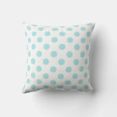 Coussin Blue Baby Boy Elephant Heart and Polka Dots (Verso)