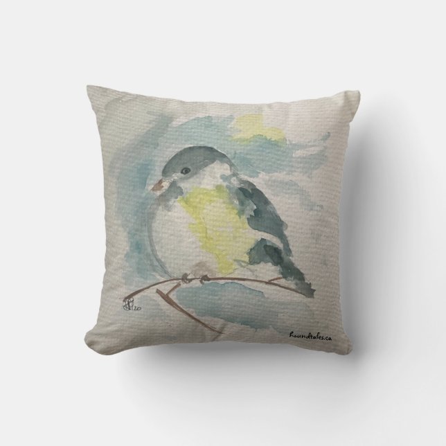 Coussin Blue Bird (Recto)