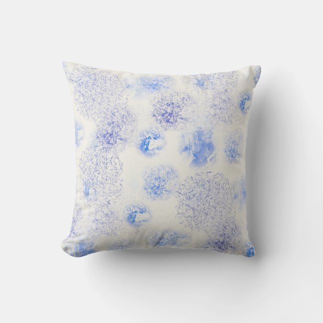 Coussin Blue Blots (Recto)