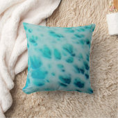 Coussin Blue Crush - Abstrait d'art côtier (Couverture)