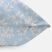 Coussin Blue Daisy Floral Girls Custom Thaillow