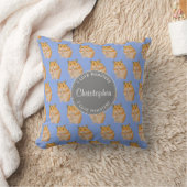 Coussin Blue I love Hamsters Hamster Motif (Couverture)