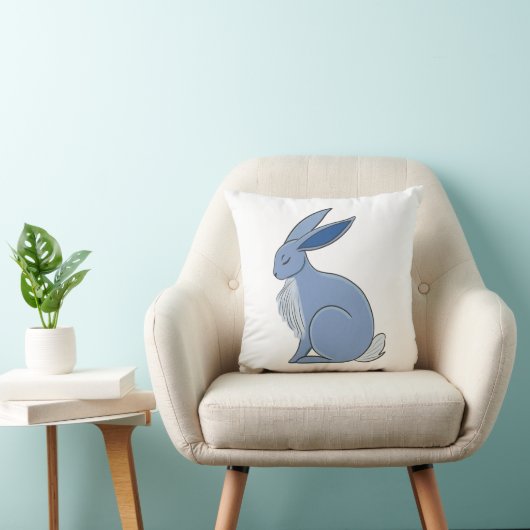 Coussin Blue Rabbit (Chaise)