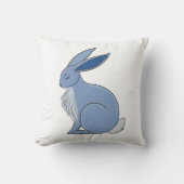 Coussin Blue Rabbit (Recto)