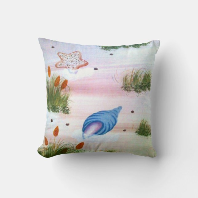 Coussin Blue seashell (Recto)