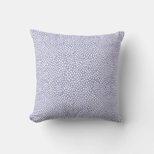 Coussin Blue Simple Painted Dots Pattern (Recto)