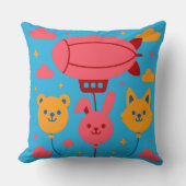 Coussin Blue Sky Parade (Recto)