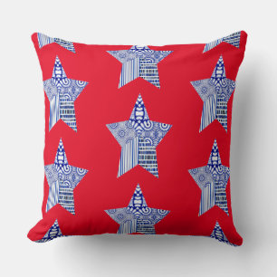 COUSSIN BLUE STAR COLLAGEThrow