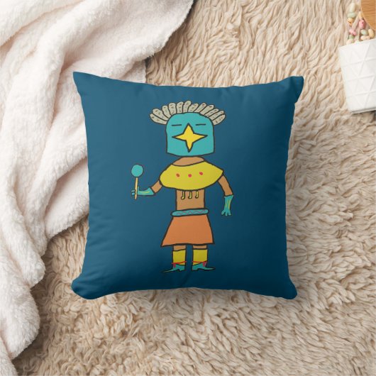 Coussin Blue Star Kachina (Couverture)