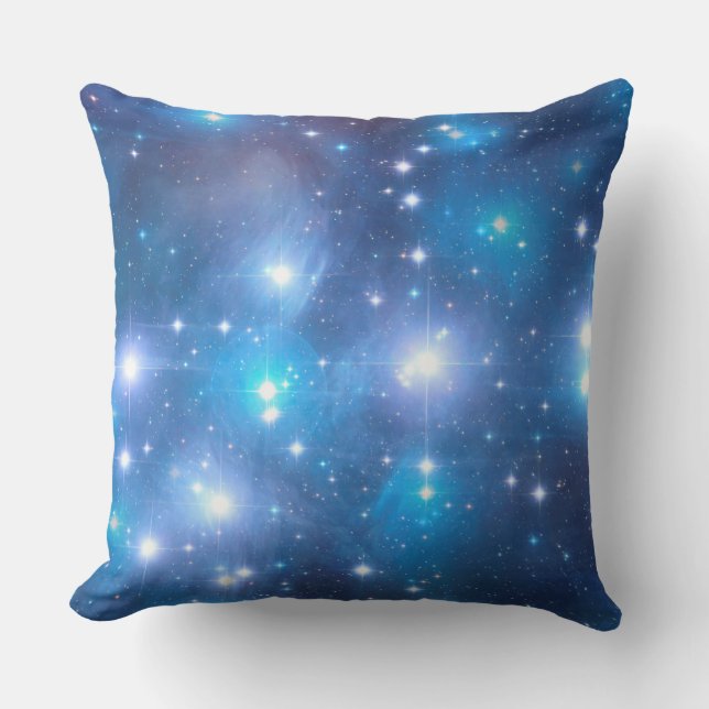 Coussin Blue Universe Stars + vos idées (Recto)