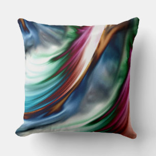 Coussin Blue Valley Whirlwind Rainbow