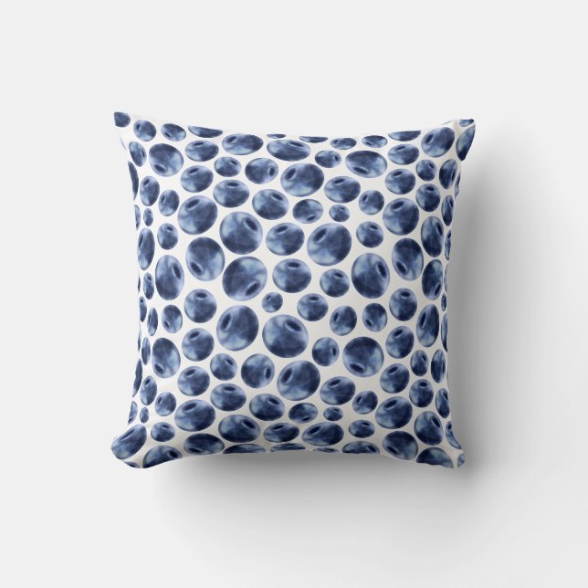 Coussin Blueberries Imprimer Motif de fruits (Recto)
