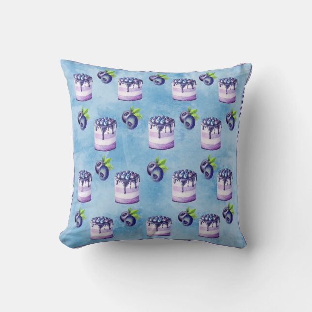 Coussin Blueberry Cake & Blueberry (Recto)
