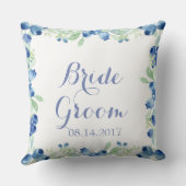 Coussin Blueberry Midsummer Russe Mariage pour toujours (Verso)