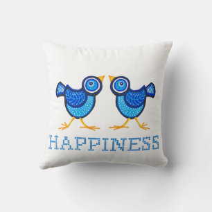 Coussin Bluebird de bonheur