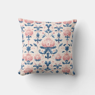 Coussin Blush & Sapphire Lotus Elegance Princesscore