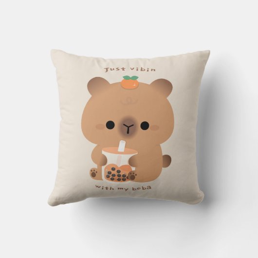 Coussin Boba Capybara (Verso)